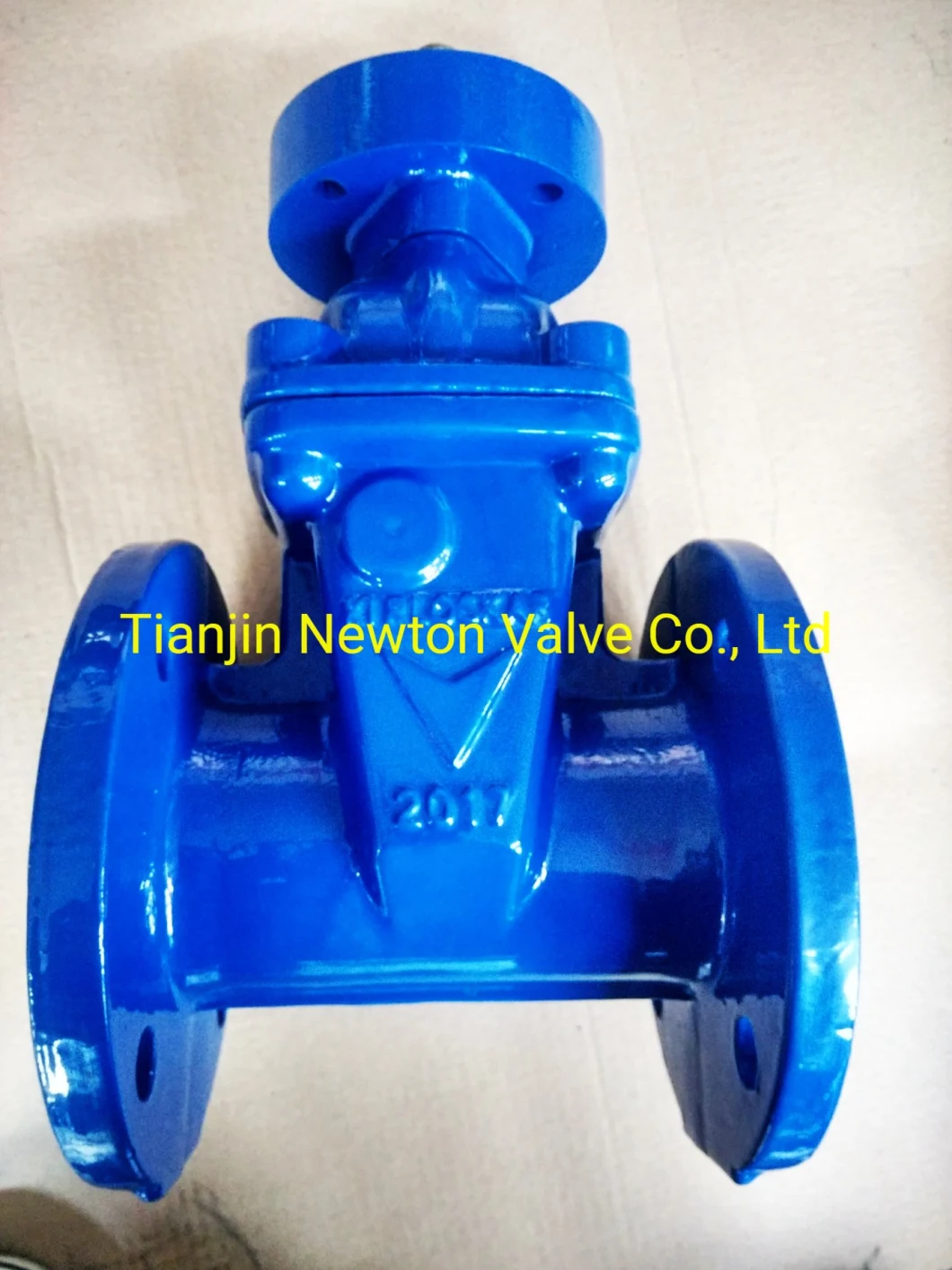 BS5163 Awwa C515 C509 DIN3202 F4 F5 GOST Kr JIS as Wras CE Ggg40/50 Ductile Cast Iron Resilient Rubber Seat Seated Double Flange Flanged Wedge Water Gate Valves