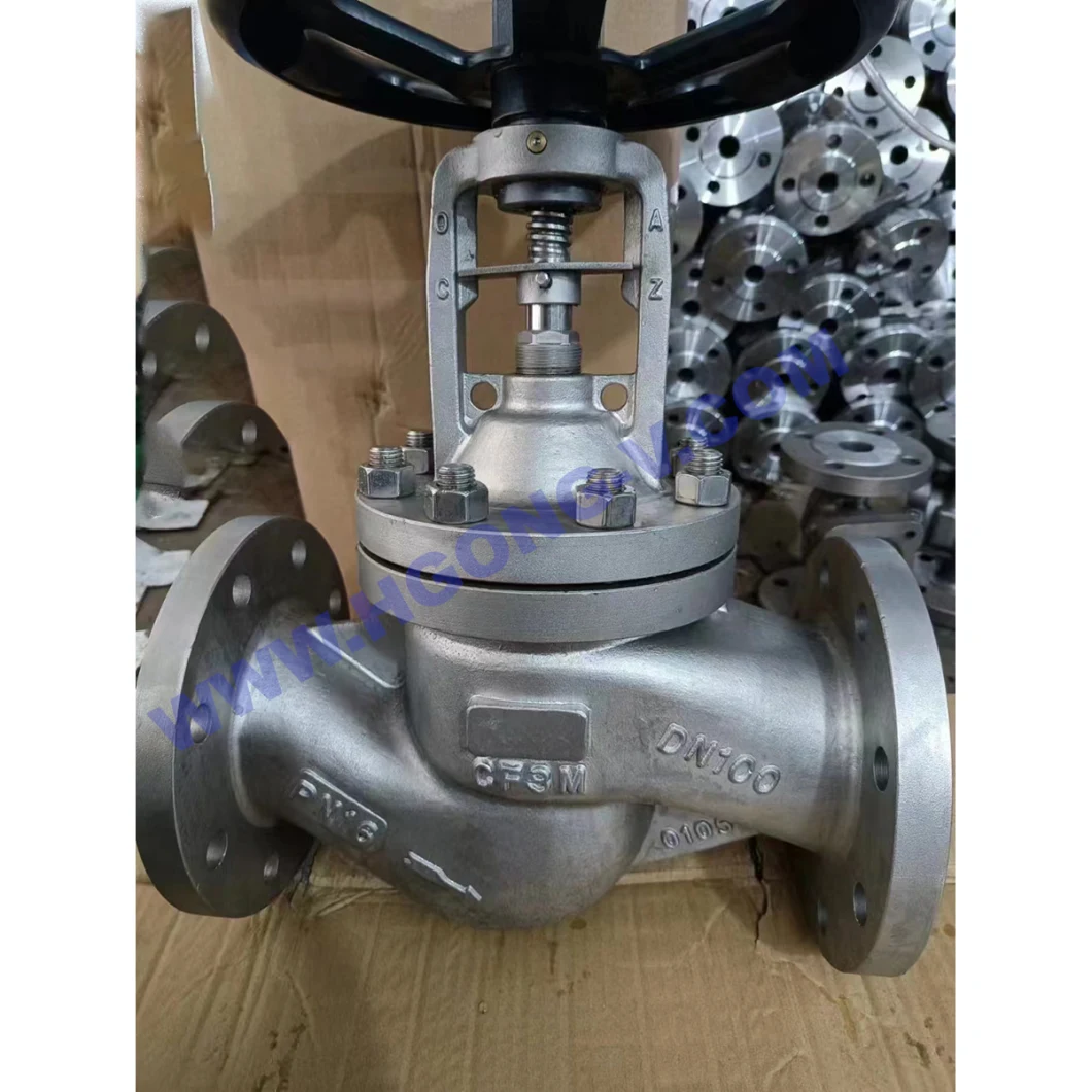 DIN/API Wcb High Pressure Bellow Seal Globe Valve