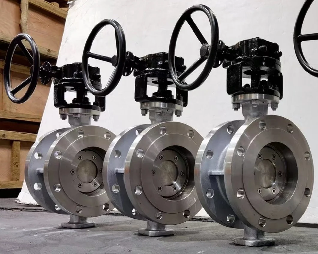 API/DIN Standard Wcb/Lcb/Lcc/CF8 Triple Offset Butterfly Valve