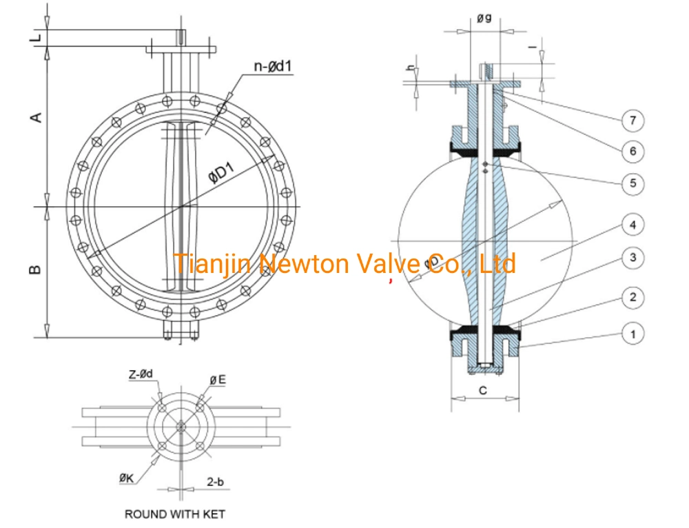 High Pressure Temperature Double Eccentric High Performance Multi-Level Double Flange Clamp Welding Butterfly Valve Bidirectional Seal Industrial Petrole